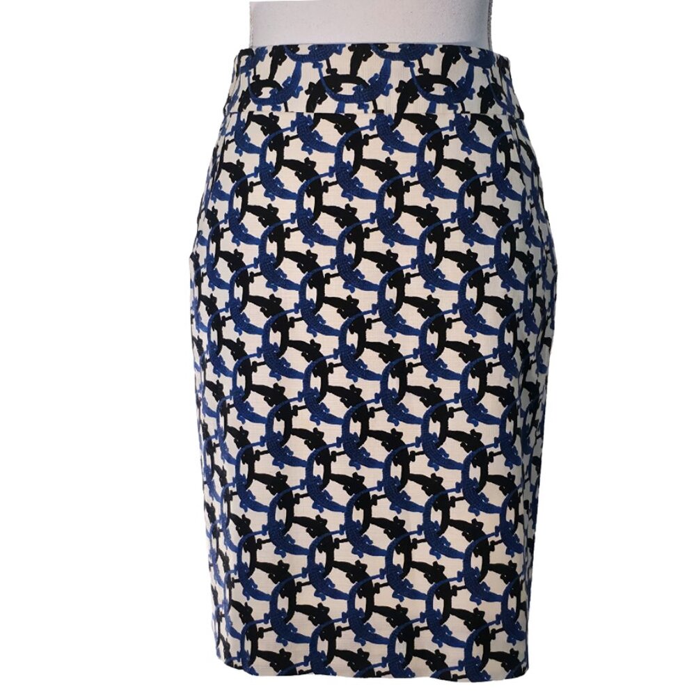 J. Crew Crocodile/Alligator Print Pencil Skirt